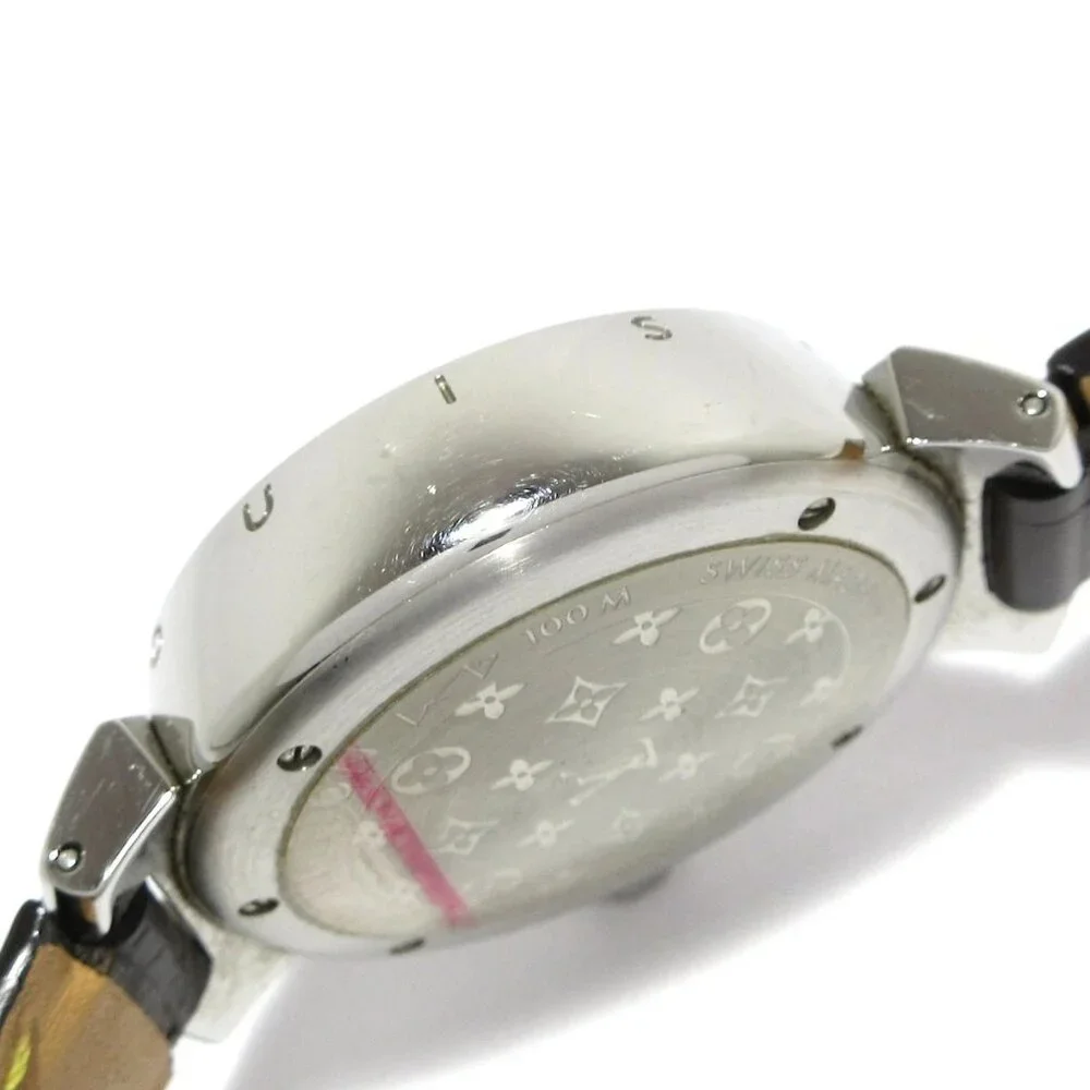 LOUIS VUITTON Tambour Chronograph Q1321 R***** Dark Brown Unisex Wrist Watch - Picture 4 of 12